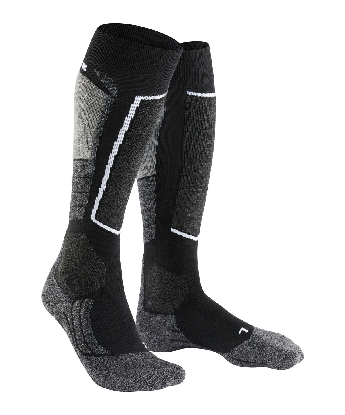 Falke SK2 Intermediate Skisokker Herre - Black Mix