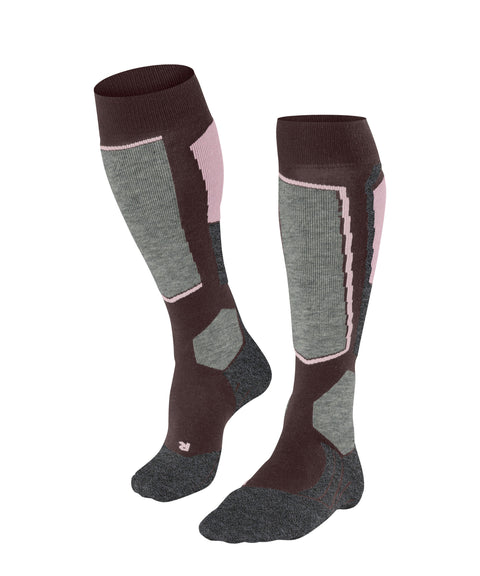 Falke SK2 Intermediate Skisokker Dame - Mahogany