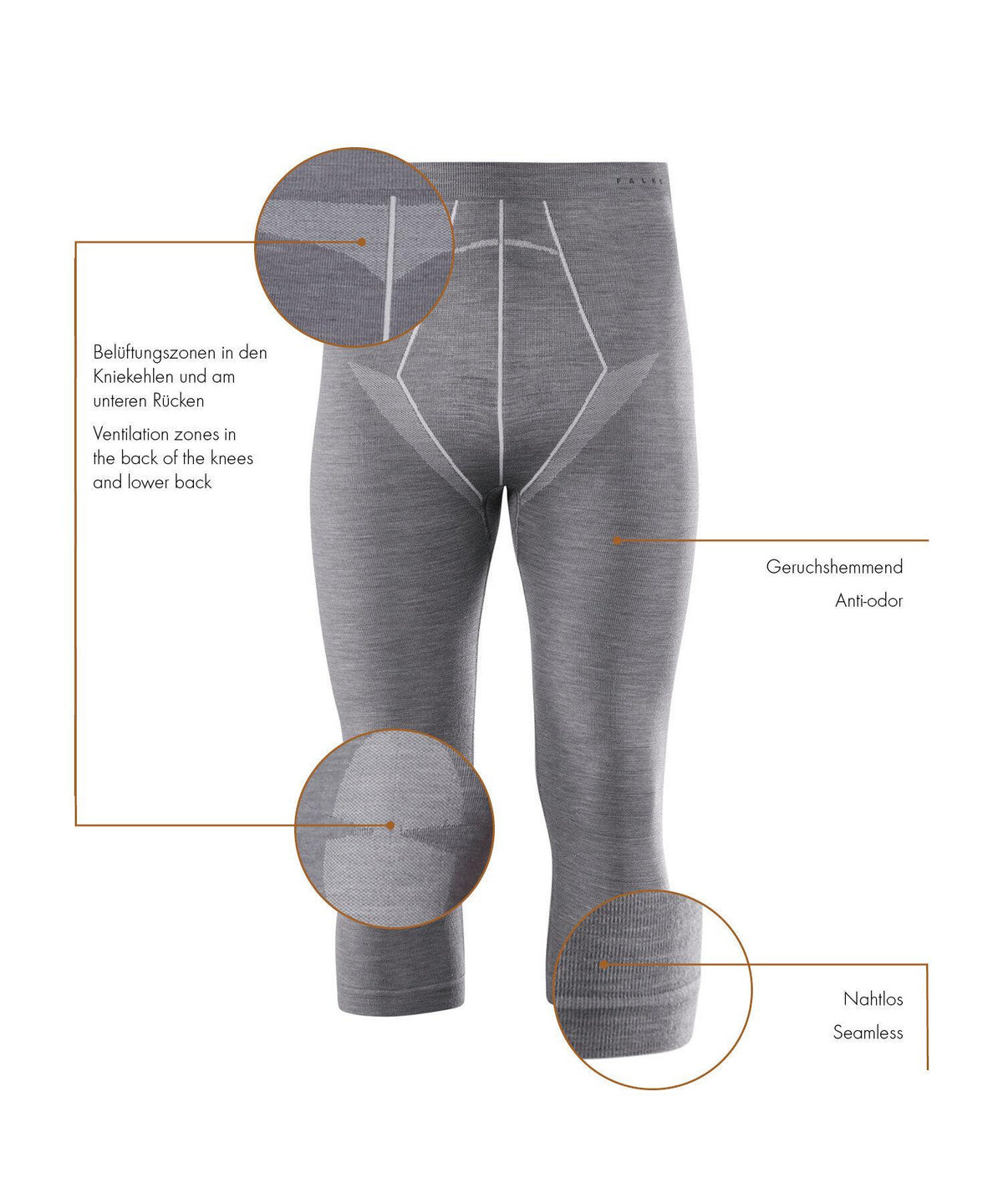 Falke Wool-Tech 3/4 Tights