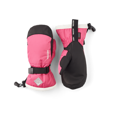 Hestra Gauntlet CZone Jr. Luffer - Fuchsia/Ivory