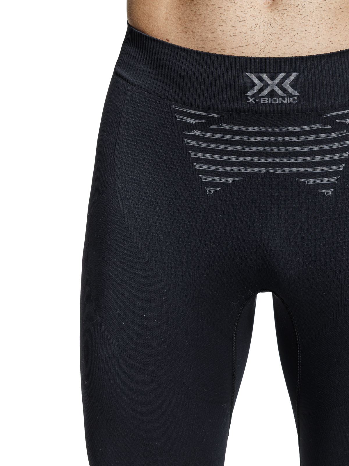 X-Bionic Invent 4.0 Pants 3/4 Herre - Black/Charcoal