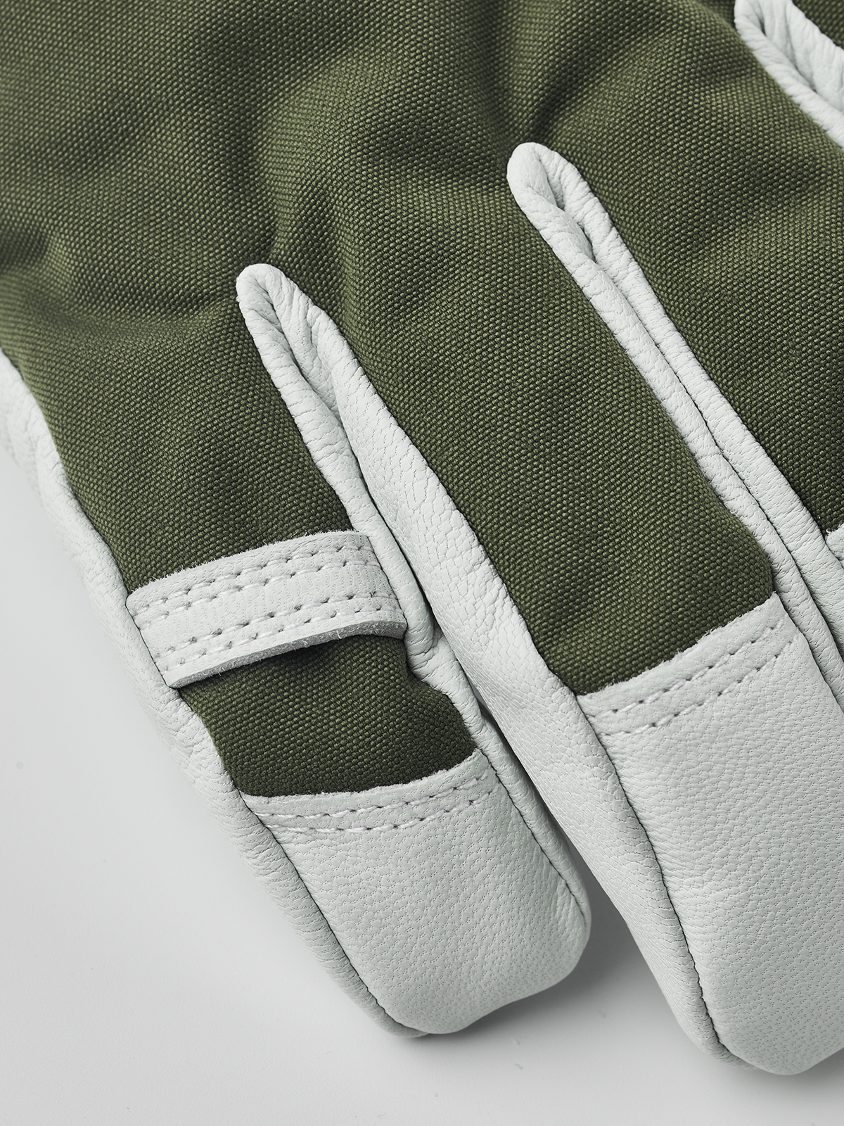 Hestra Army Leather Heli Ski 5-finger - Oliven