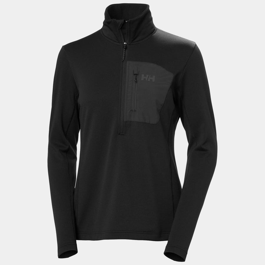Helly Hansen Versalite Half Zip Fleece Dame – Sort