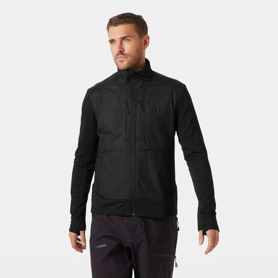 Helly Hansen Versalite Hybrid Fleecejakke Herre – Sort