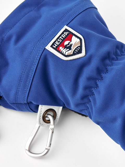 Hestra Army Leather Heli Ski 3-finger - Royal Blue