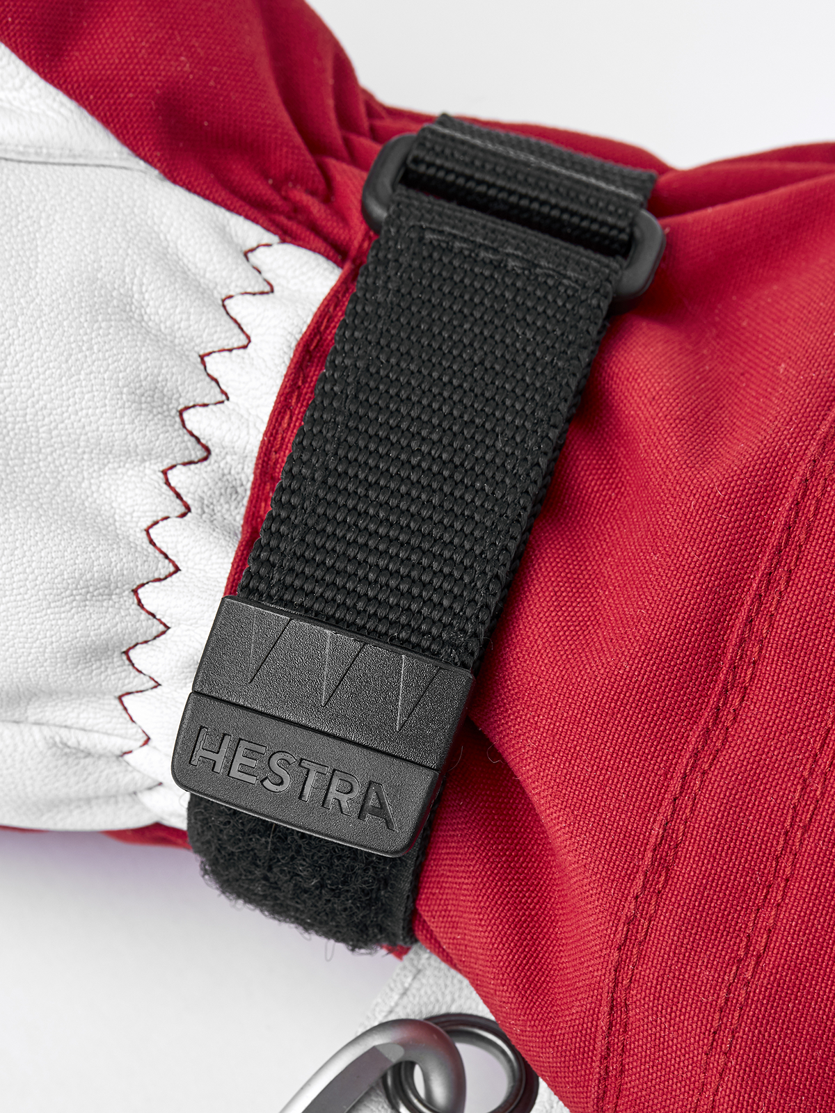 Hestra Army Leather Heli Ski 3-finger - Rød