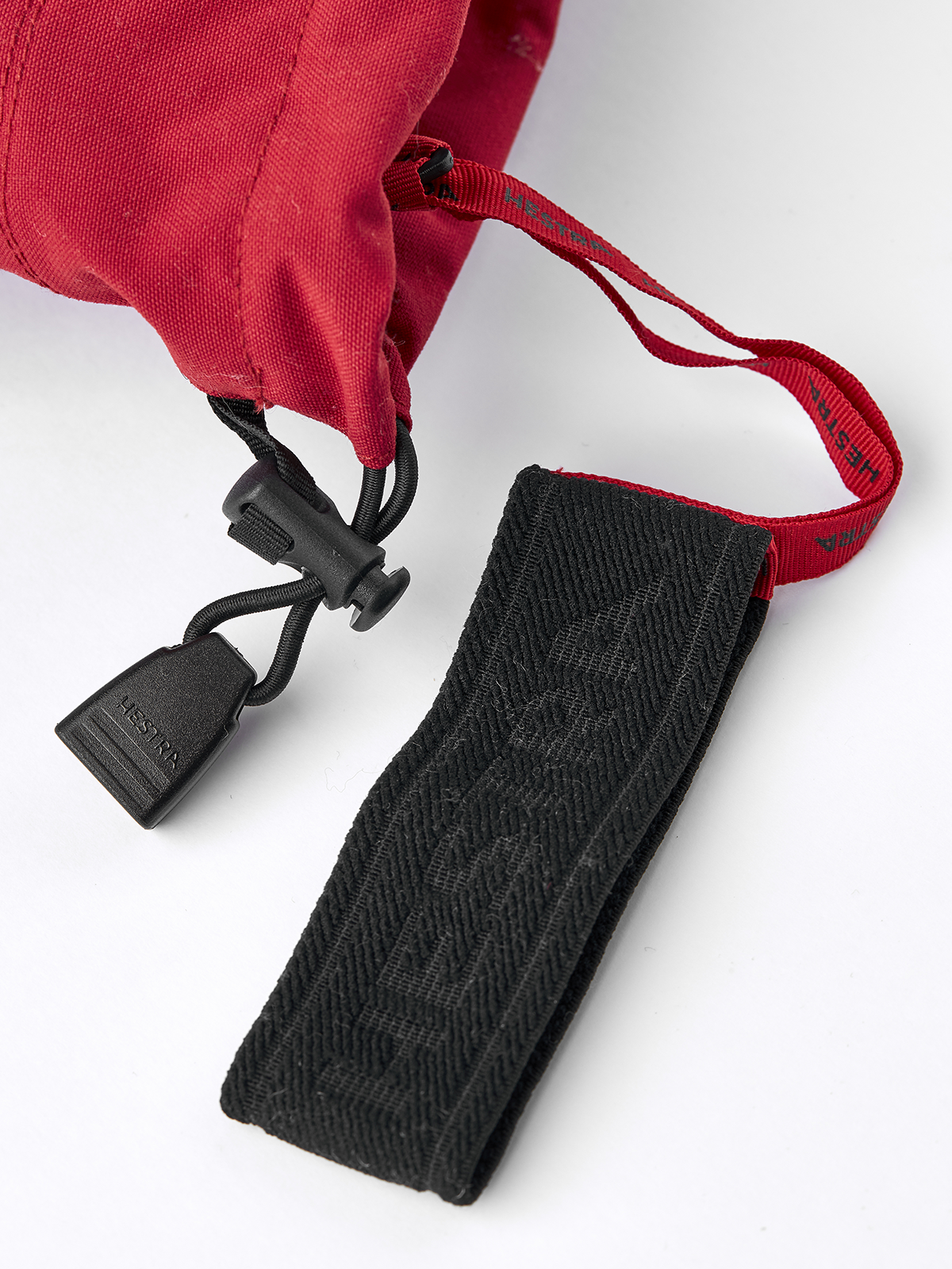 Hestra Army Leather Heli Ski 3-finger - Rød