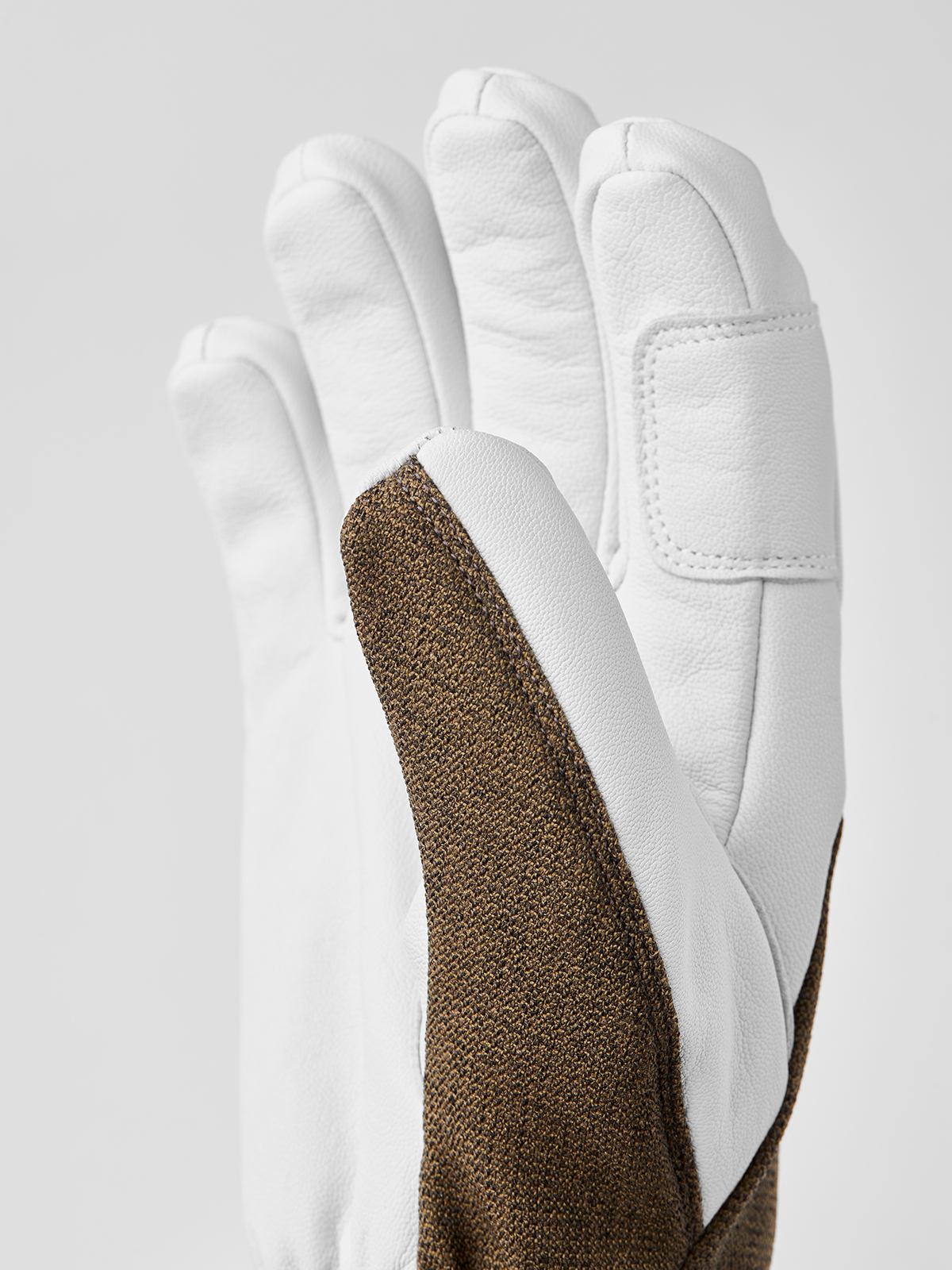 Hestra Army Leather Patrol Gauntlet 5-finger - Oliven