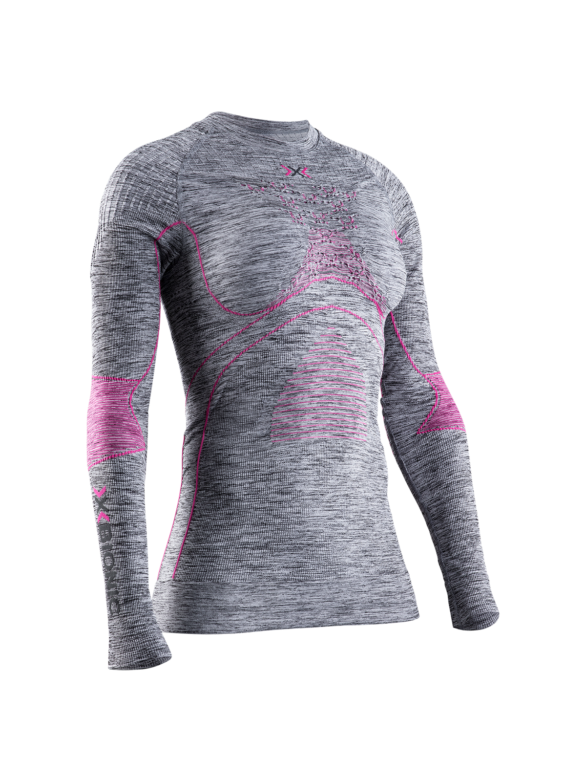 X-Bionic Energy Accumulator 4.0 Melange Sæt Dame - Grå/Pink