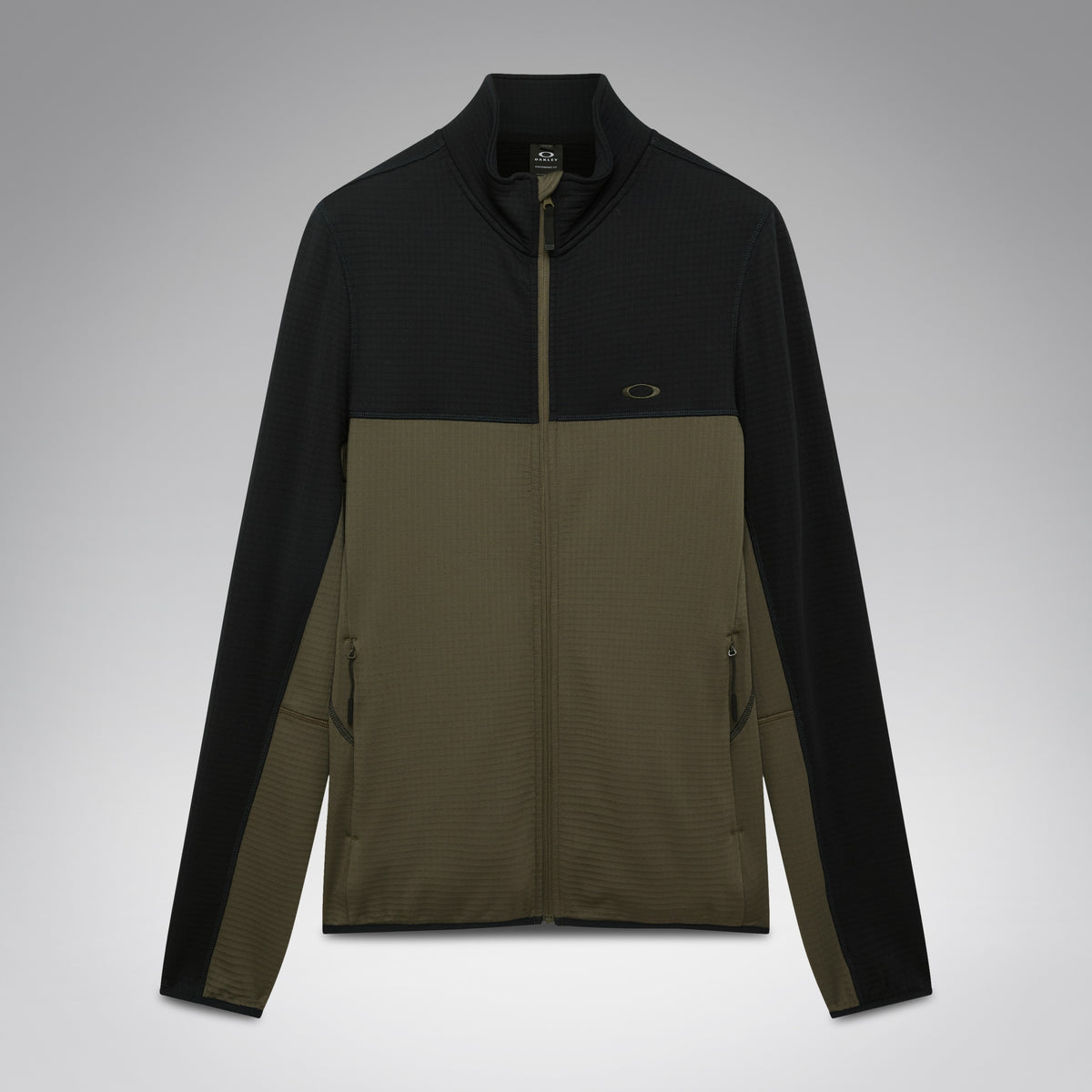 Oakley Canopy Full Zip Sweatshirt – Blackout/Deep Olive
