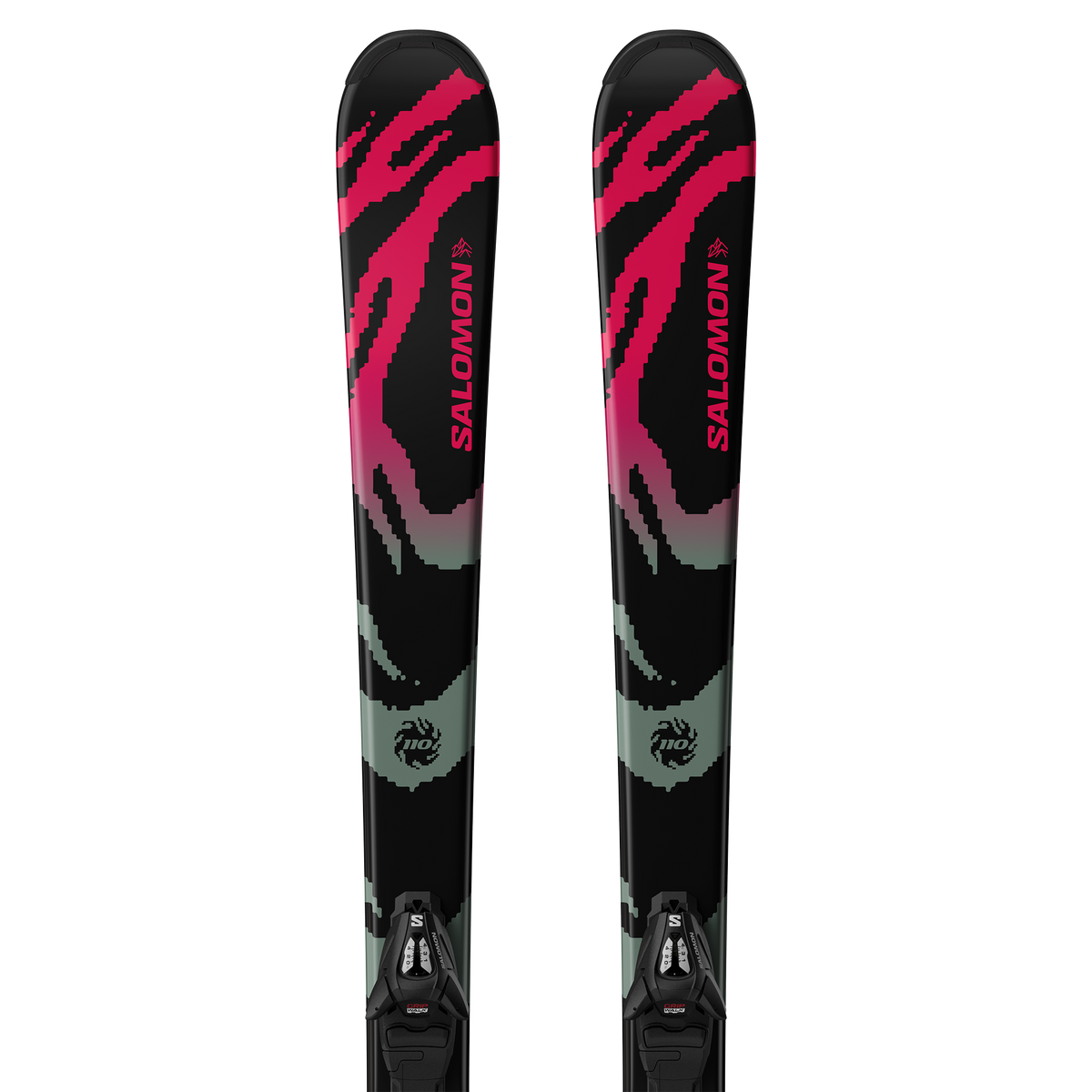 Salomon QST Jr BLACK S + C5 GW J75 Black/N