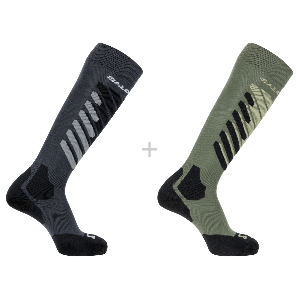 Salomon S/ACCESS 2-PACK Anthracite/Deep Lichen Green
