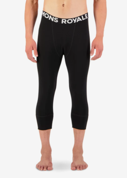 Mons Cascade Merino Flex 200 3/4 Leg Black