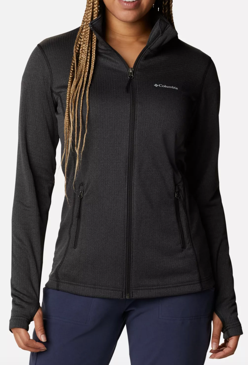 Columbia Park View Grid Fleece Sort