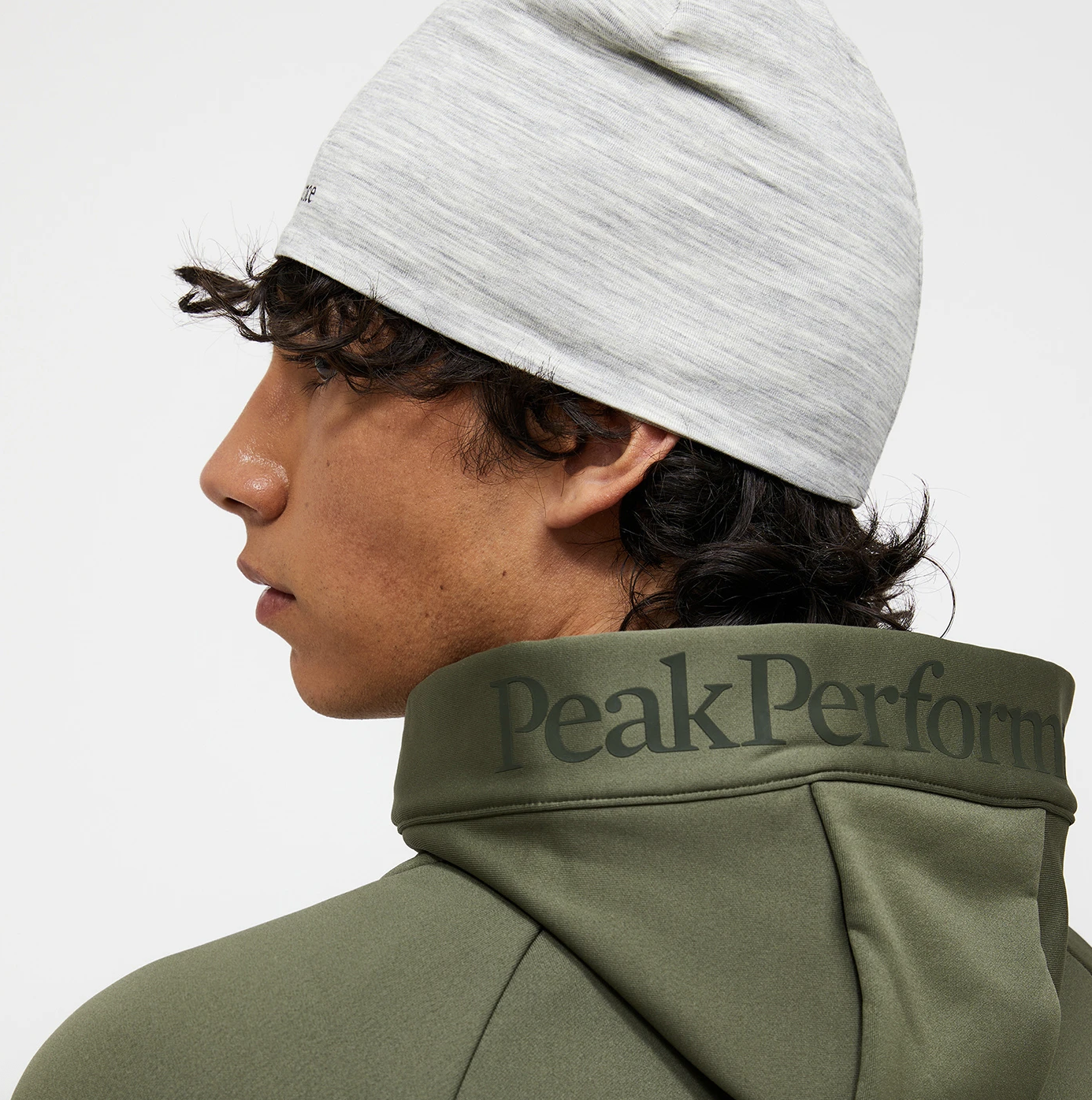 Peak Rider Essentials Zip Hood Pine