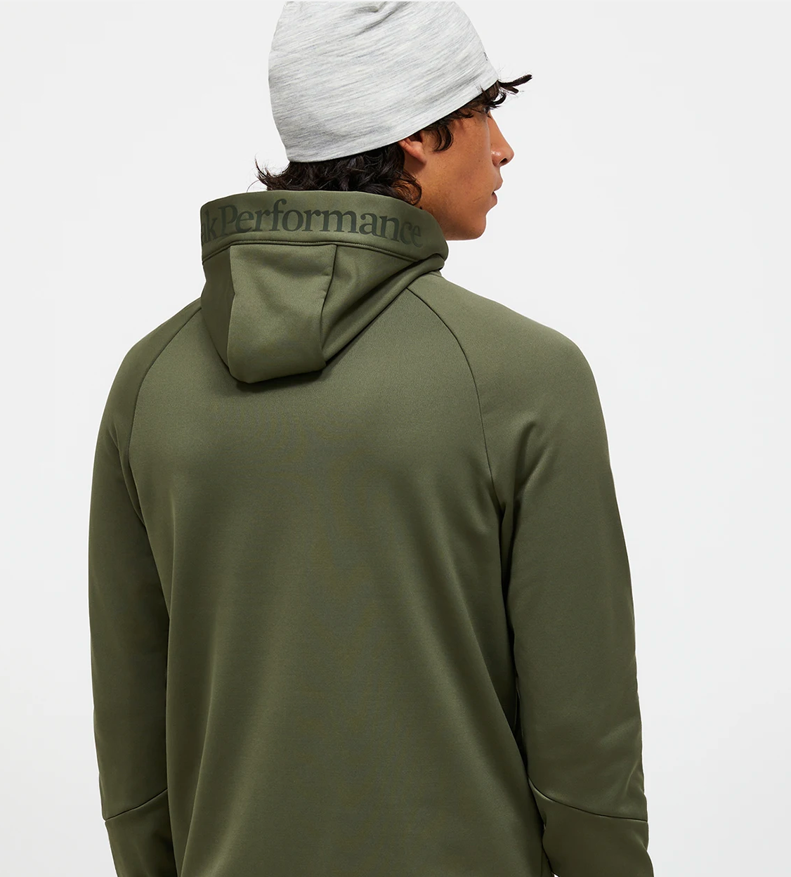 Peak Rider Essentials Zip Hood Pine