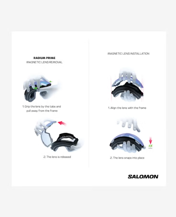 Salomon Radium Prime Sigma Black (+ ekstra linse)