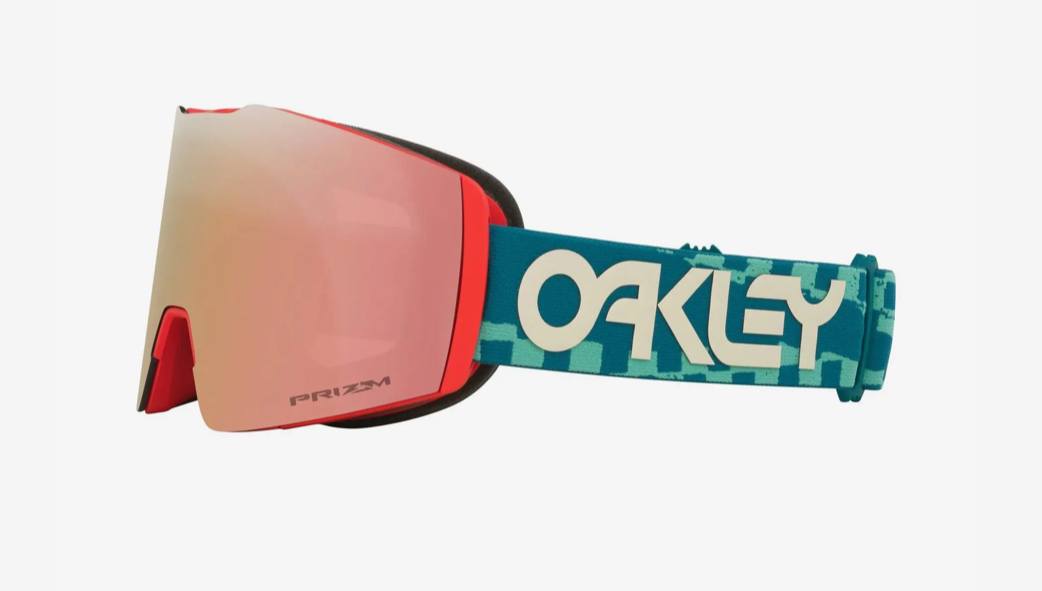 Oakley Fall Line M Pacific Chex Prizm Snow Rose Gold Iridium