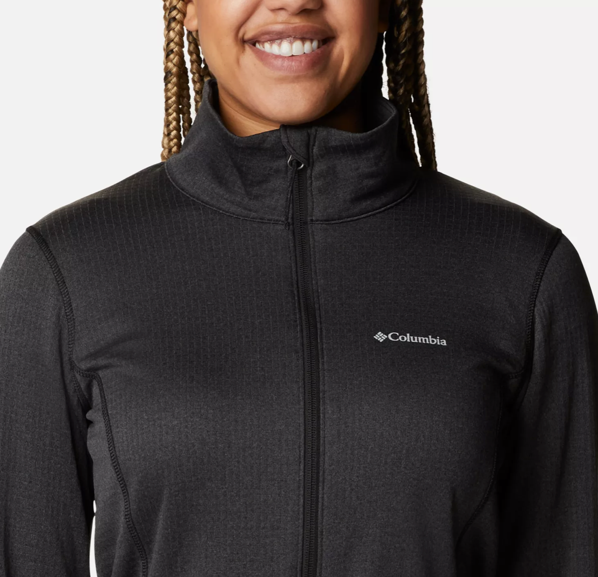 Columbia Park View Grid Fleece Sort