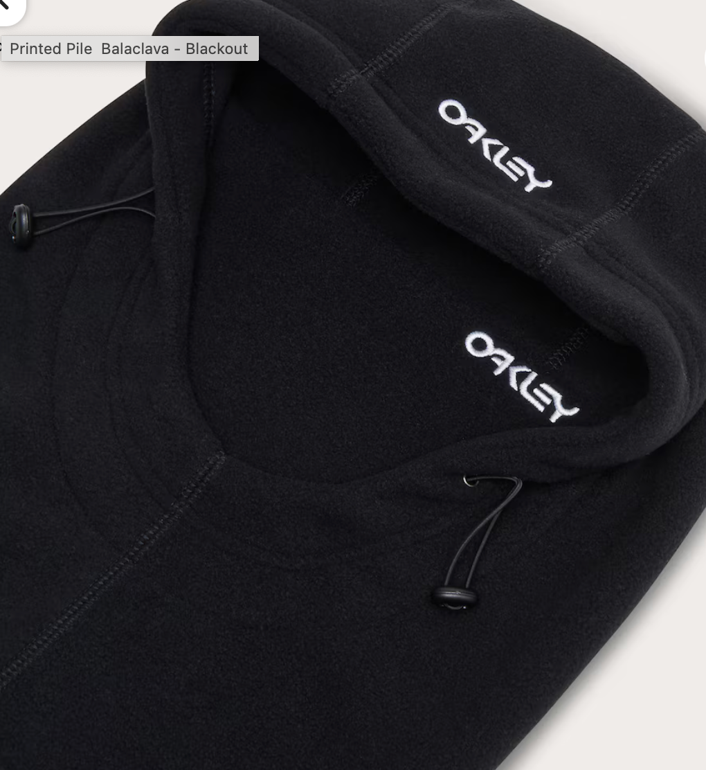Oakley Pile Balaclava Sort
