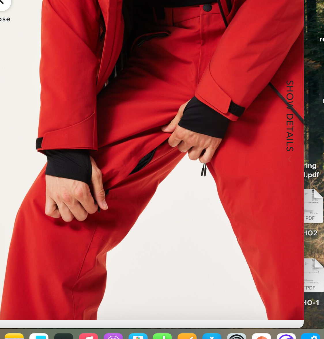 Oakley Canopy Pant Flame Red