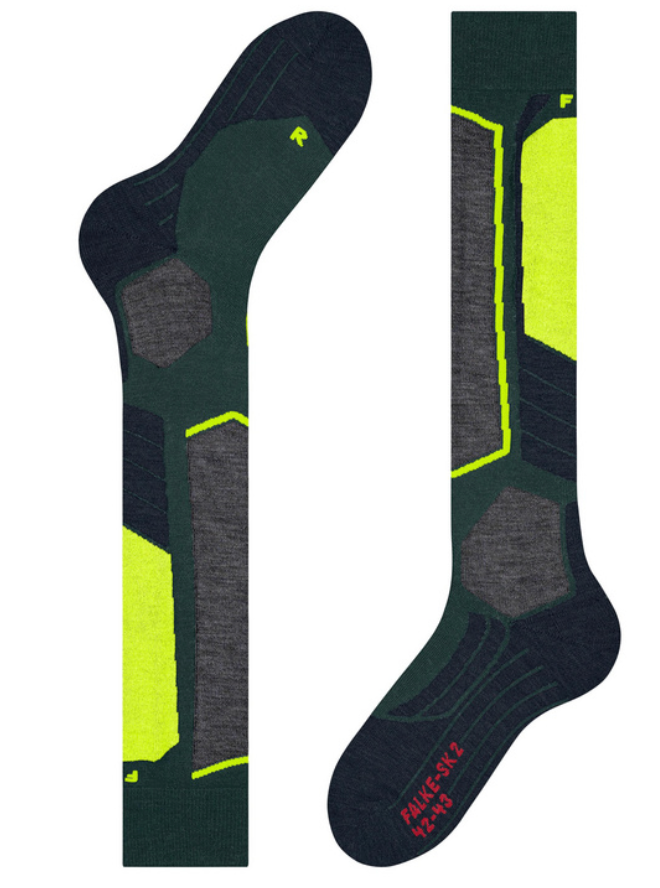 Falke SK2 Skistrømper Grøn