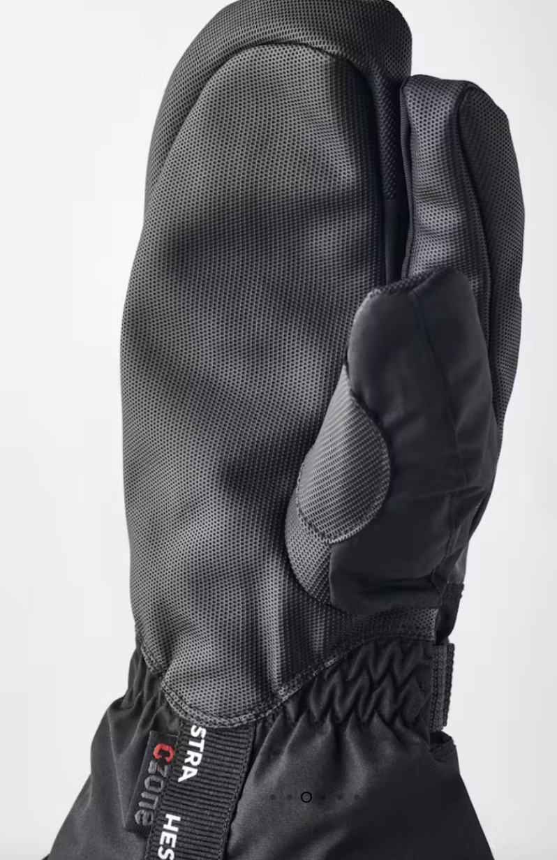 Hestra Gauntlet Jr 3-F Grå