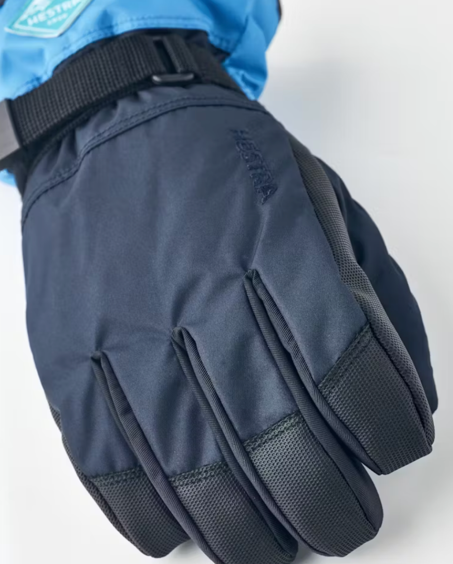 Hestra Gauntlet Jr 5-F Blå