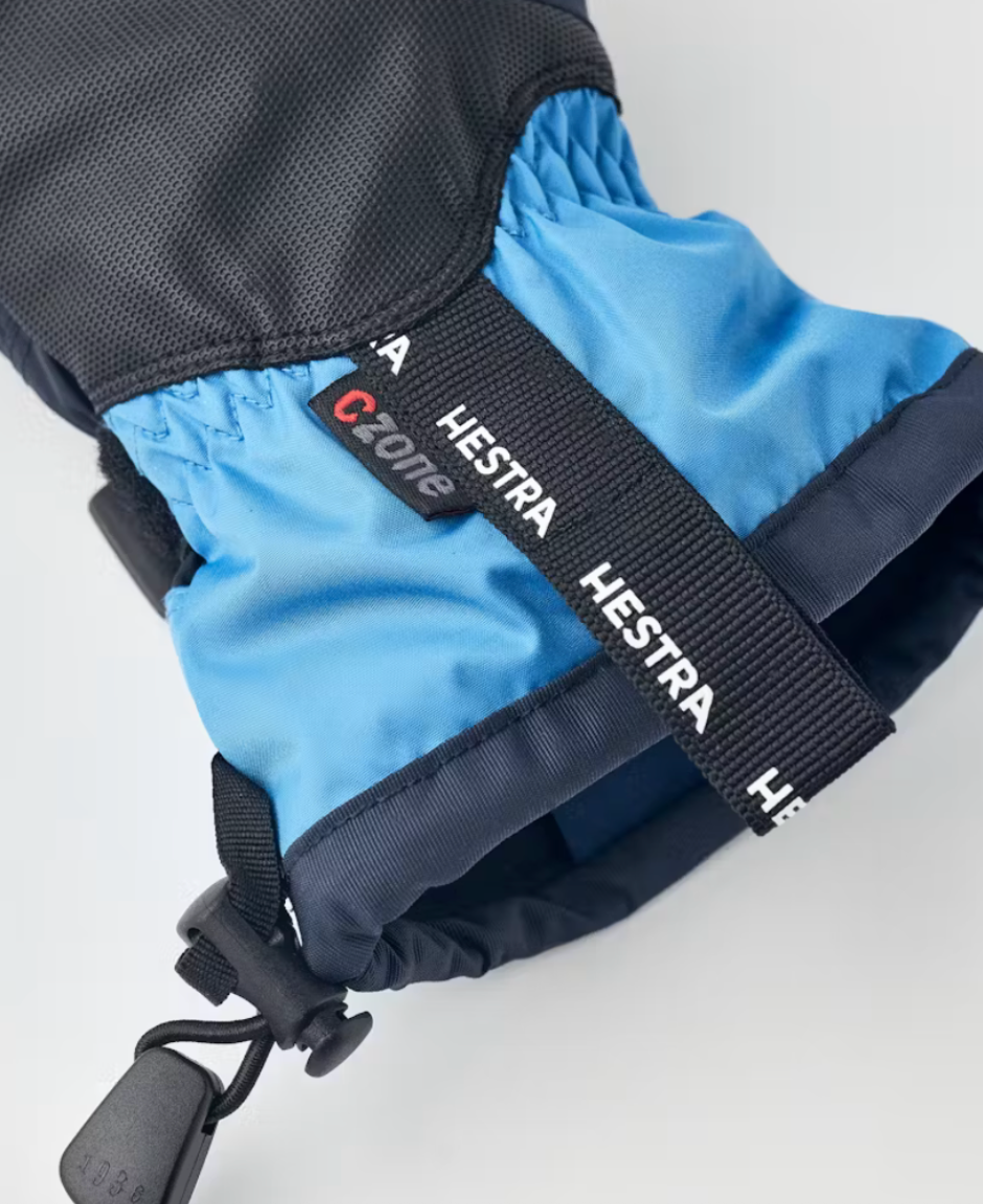 Hestra Gauntlet Jr 5-F Blå