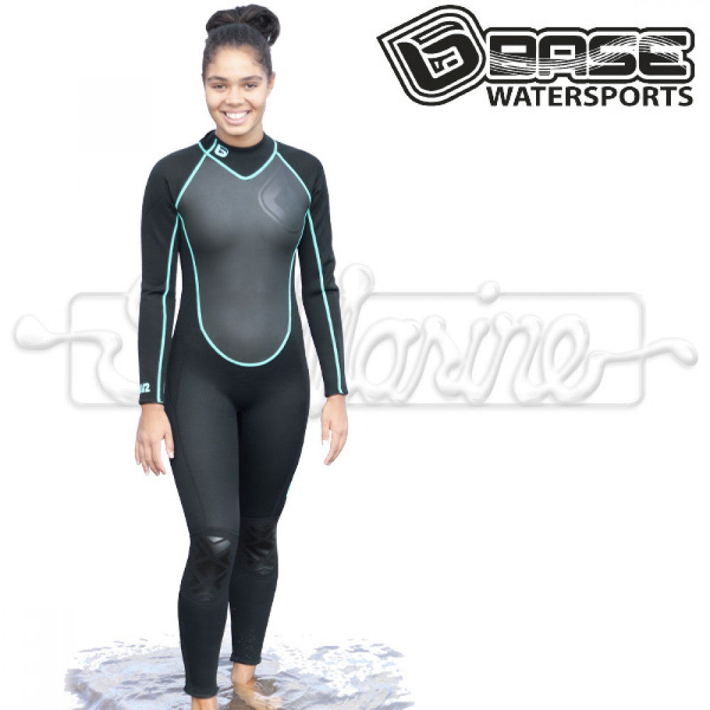 Base Dame Full 3/2mm Våddragt Sort/Teal