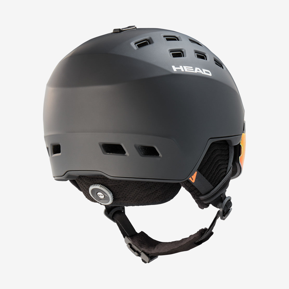 Head Radar 5K Polarised Black Skihjelm