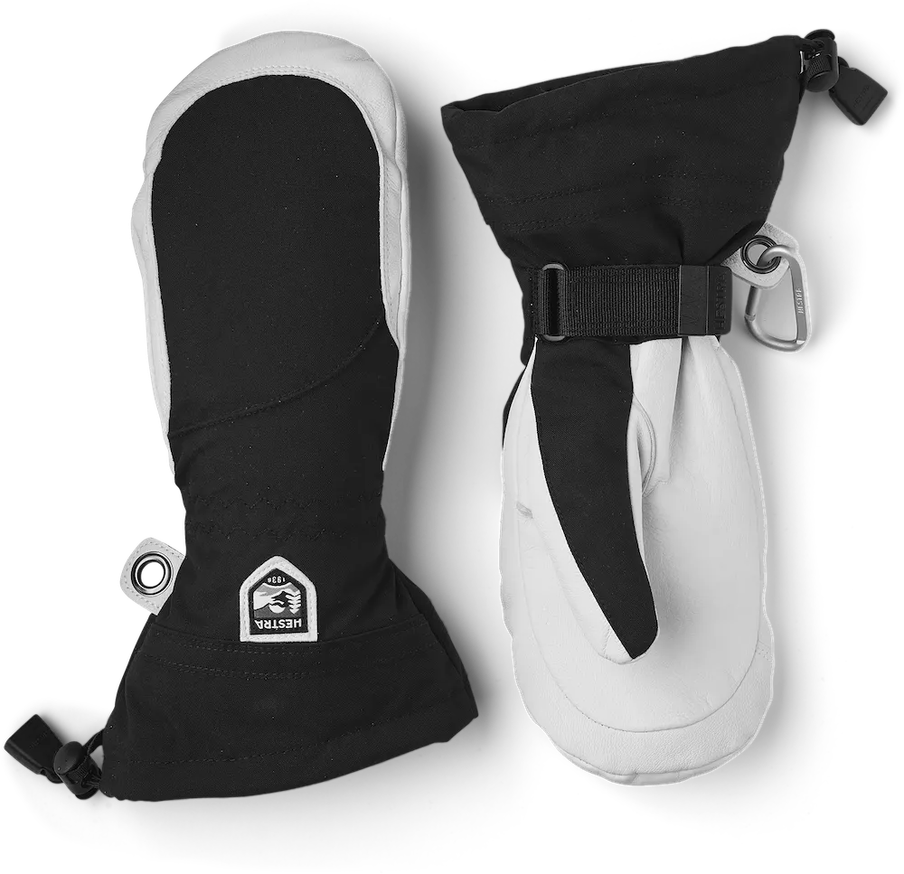 Hestra Heli Ski Mitt Dame Black