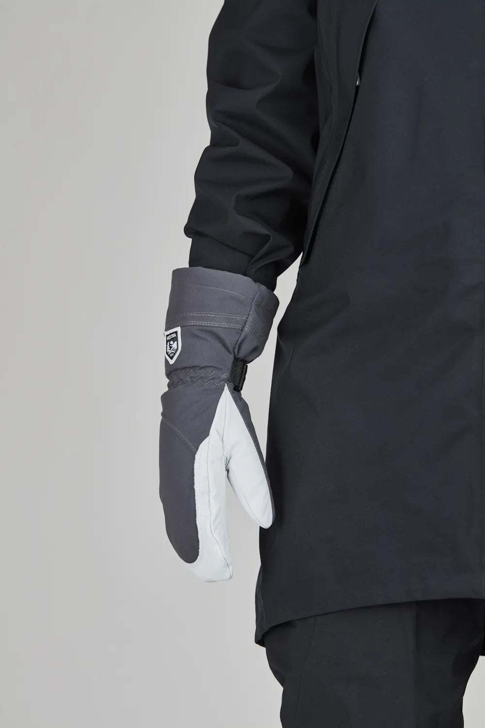 Hestra Heli Ski Mitt Dame Grey
