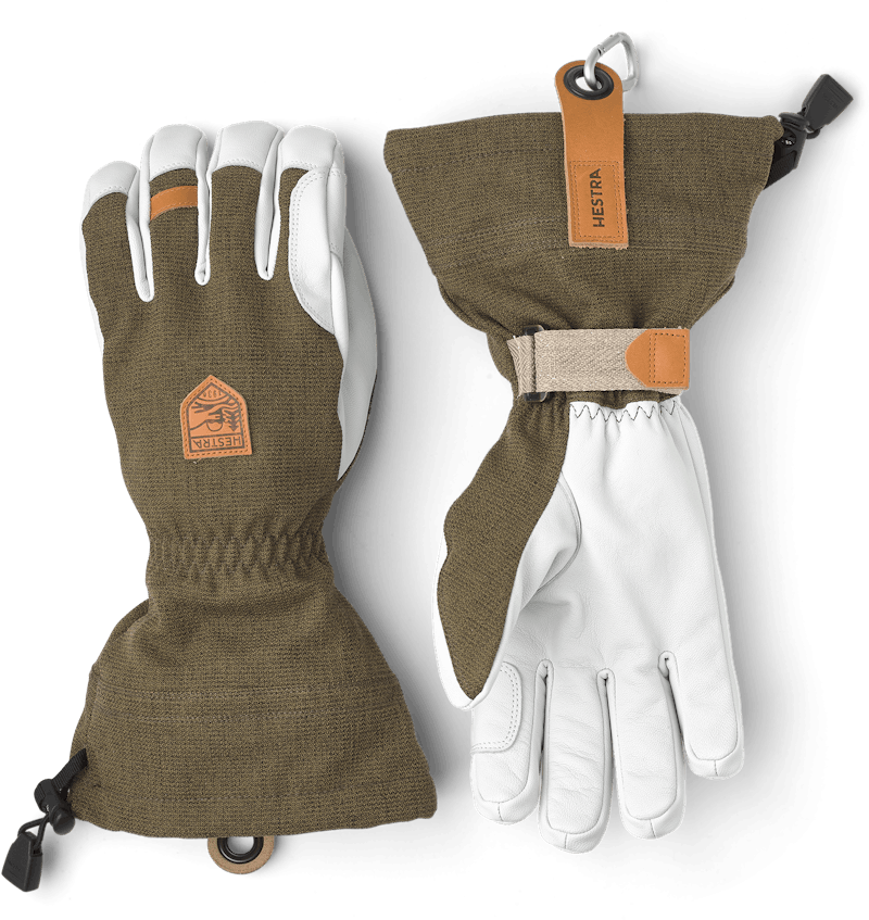 Hestra Army Leather Patrol Gauntlet Olive