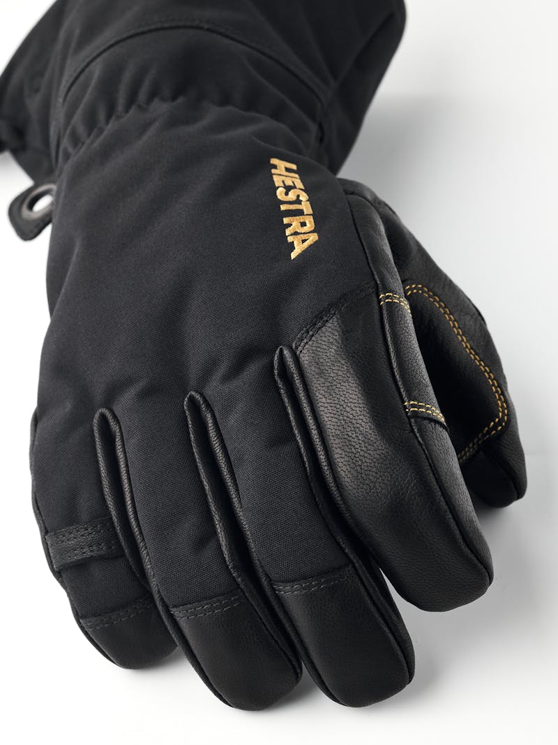 Hestra Army Leather Gore-Tex 5-Finger Black
