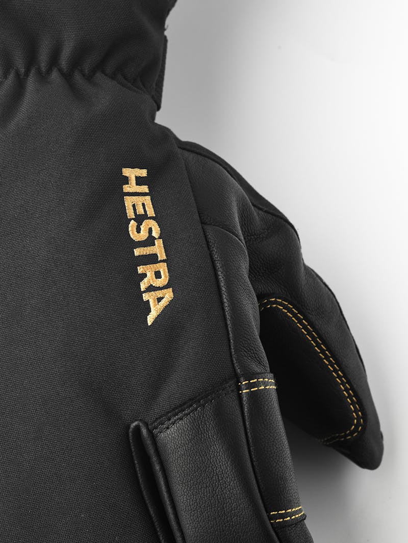 Hestra Army Leather Gore-Tex 3-Finger Black