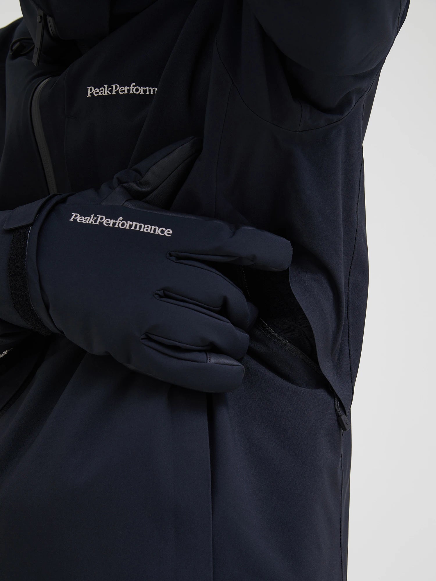 Peak Maroon Jacket Black