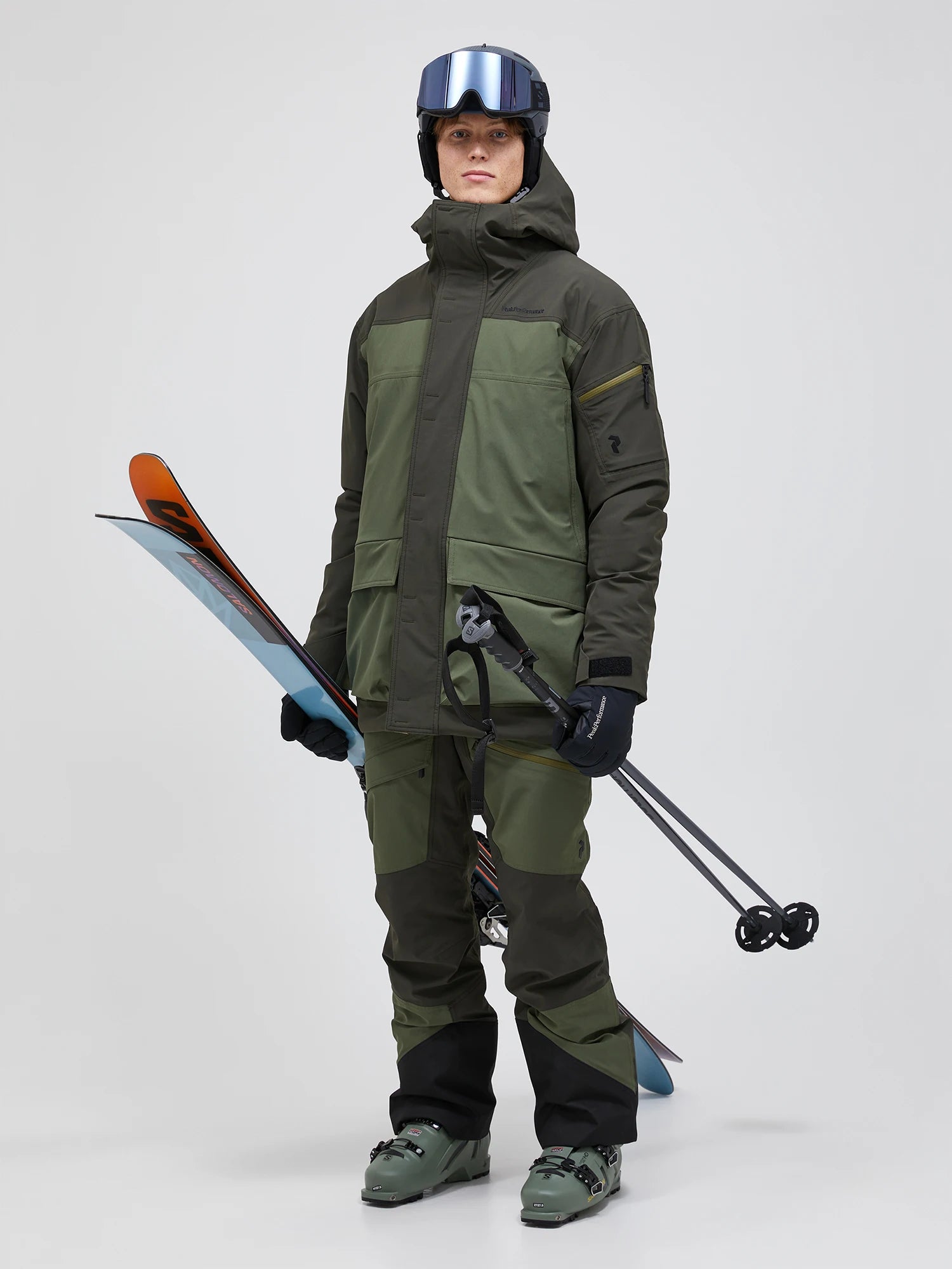 Peak 2L Stretch Parka Olive