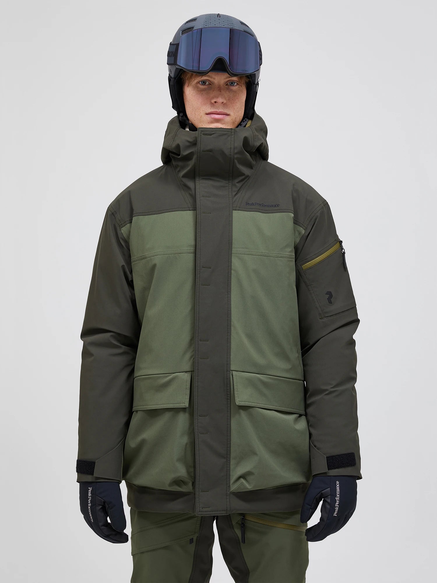 Peak 2L Stretch Parka Olive