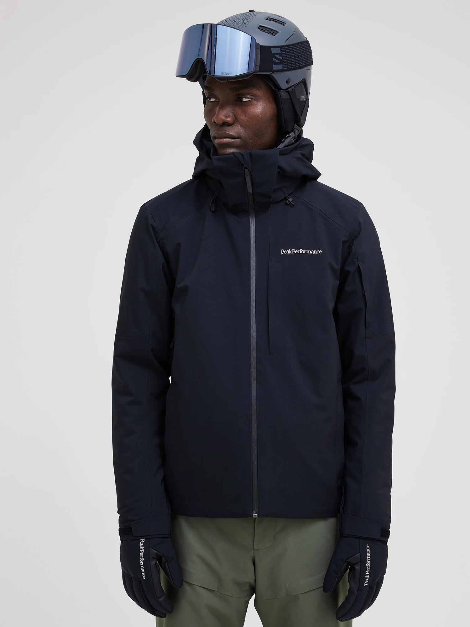 Peak Maroon Jacket Black