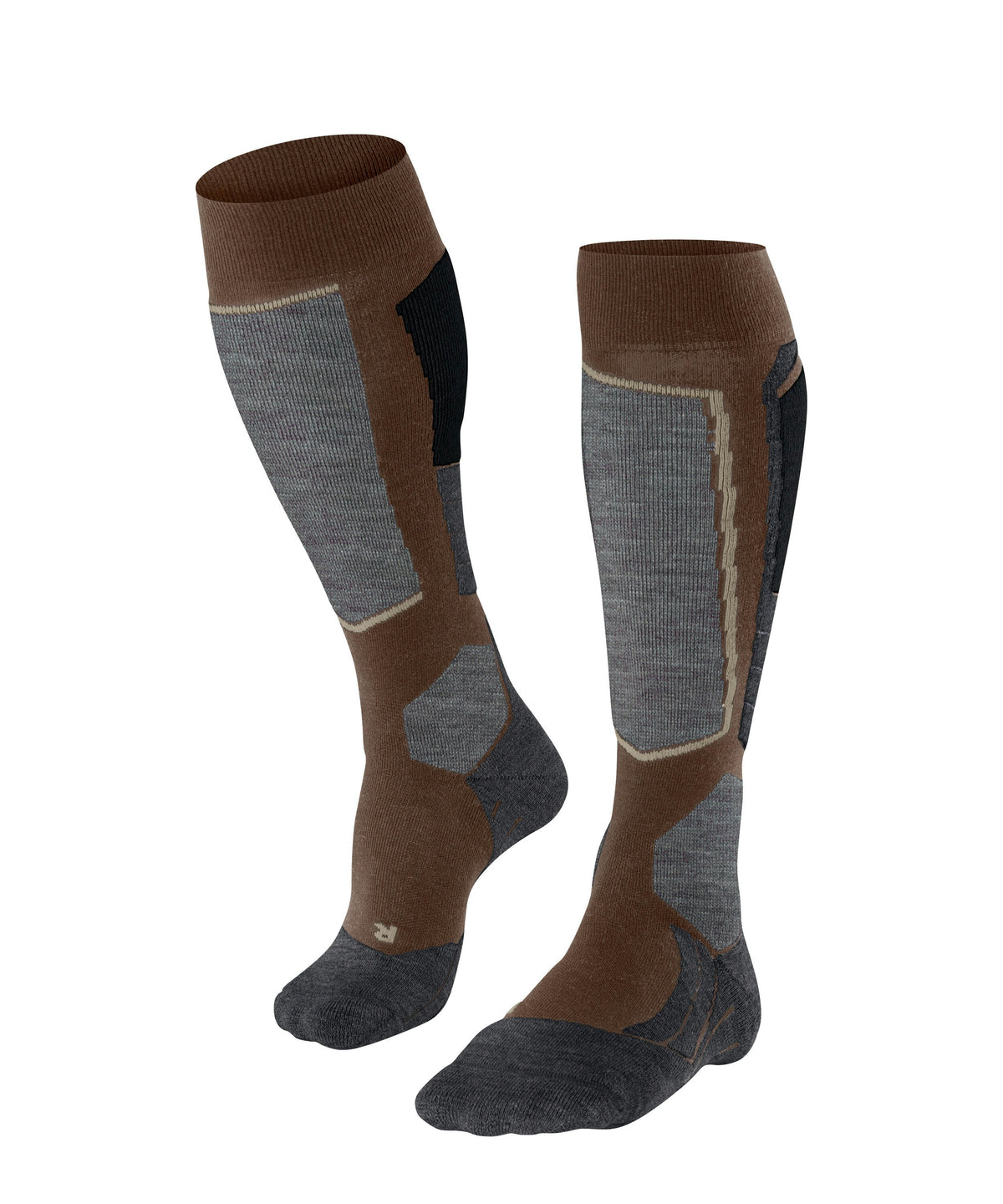Falke SK2 Intermediate Skisokker Herre - Chestnut