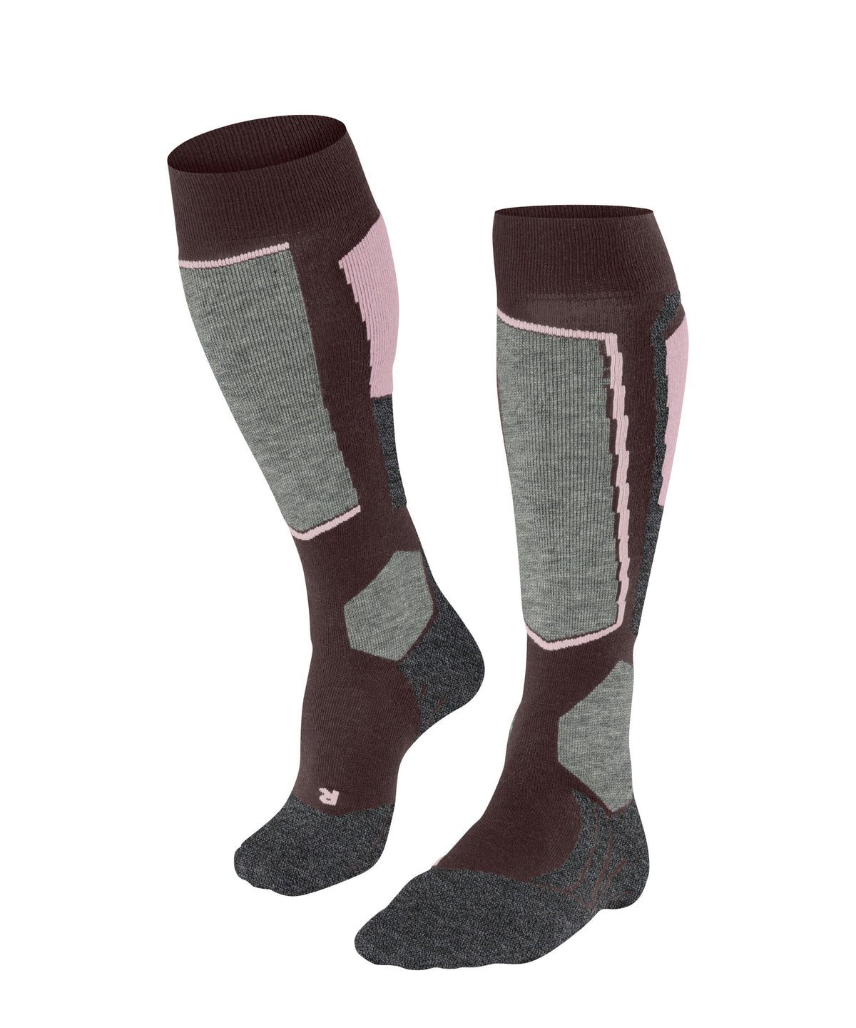 Falke SK2 Intermediate Skisokker Dame - Mahogany