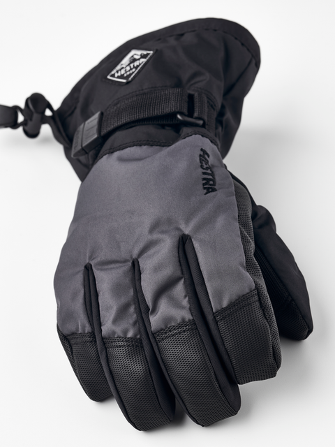 Hestra Gauntlet CZone Jr. 5-finger - Grafit/Sort