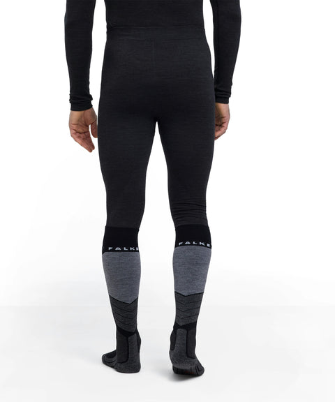 Falke Wool-Tech 3/4 Skiunderbukser Herre - Sort