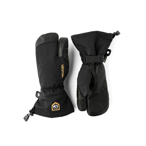 Hestra Army Leather Gore-Tex 3-finger - Sort/Sort