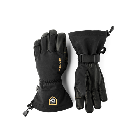 Hestra Army Leather Gore-Tex 5-finger - Sort/Sort