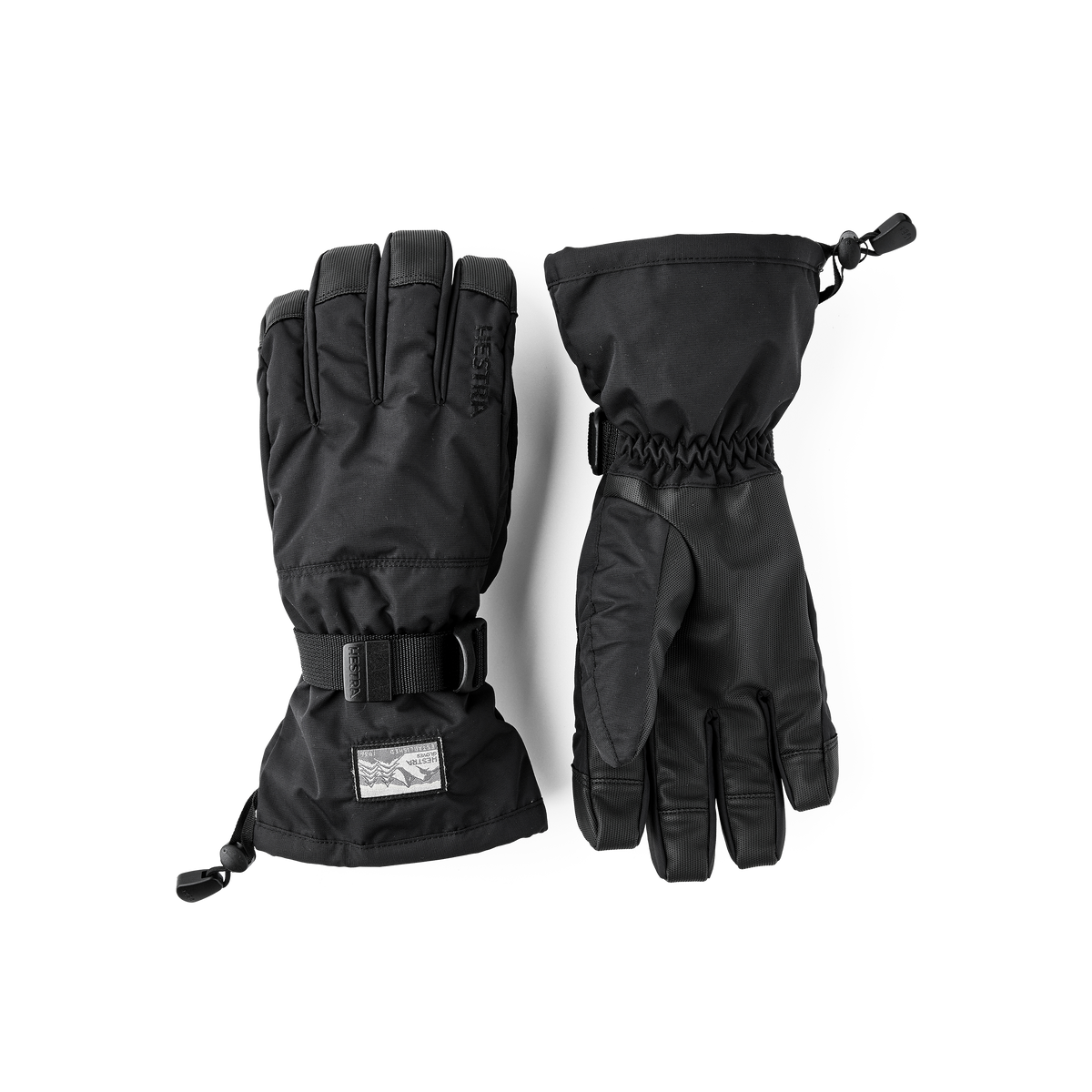 Hestra Gauntlet Sr. 5-finger - Sort/Sort