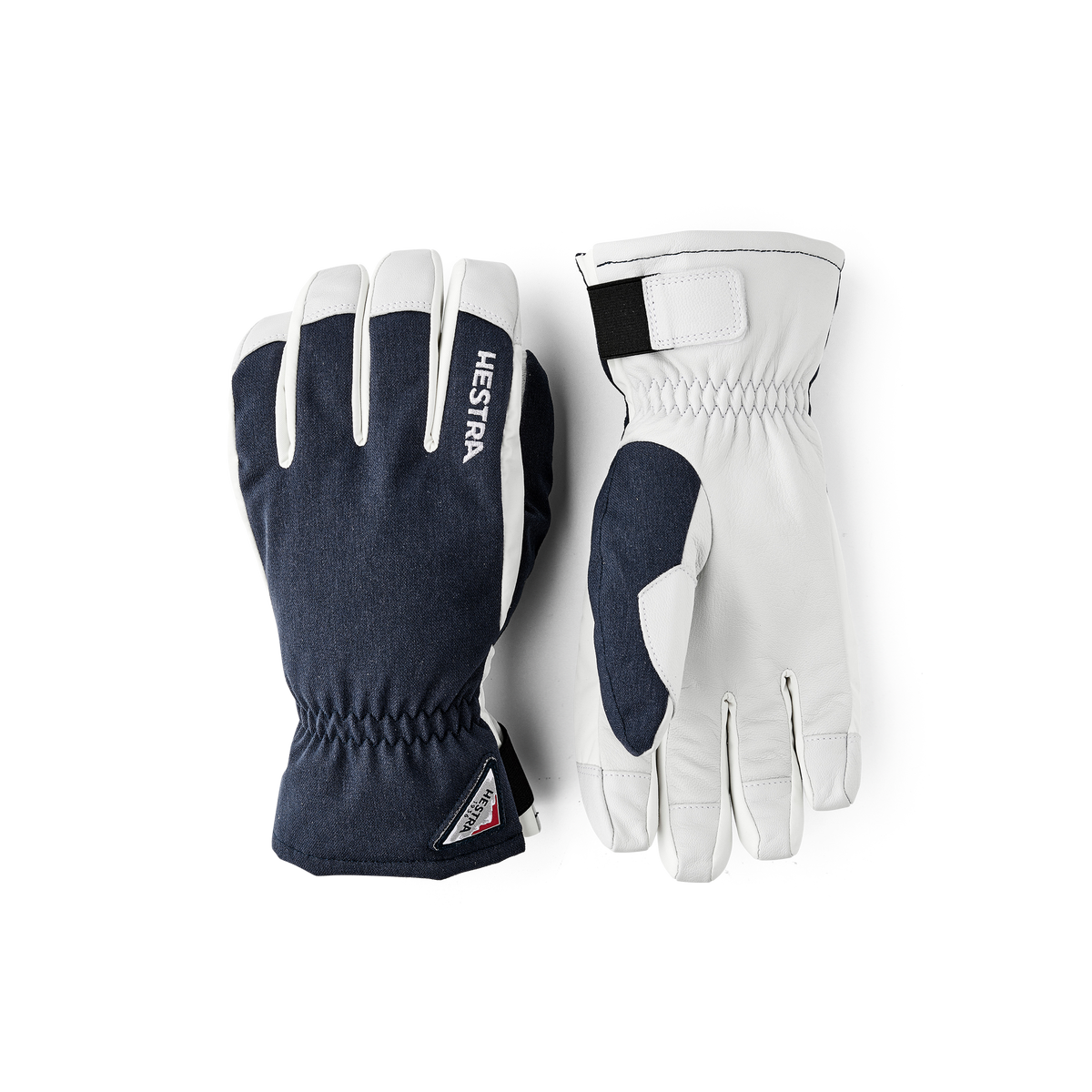 Hestra Powder Short 5-finger - Marineblå