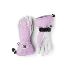 Hestra Heli Ski Dame 5-finger - Lilla/Offwhite