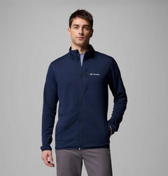 Columbia Essential Hike Grid Fleece Full Zip Herre – Collegiate Navy
